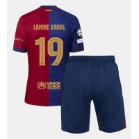 Dres Barcelona Lamine Yamal #19 Domáci pre deti 2024-25 Krátky Rukáv (+ trenírky)